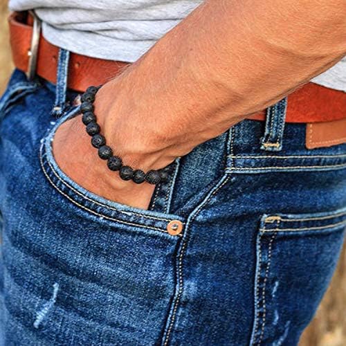 Volcanic Lava Rock Diffuser Bracelet