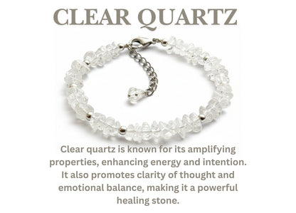 Clear Quartz Chip Bracelet: The Master Healer