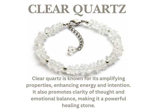 Clear Quartz Chip Bracelet: The Master Healer