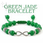 Green Jade Infinity Bracelet – Artisan Guthayi Weave