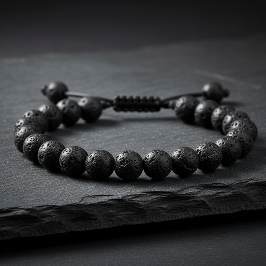 Volcanic Lava Rock Diffuser Bracelet
