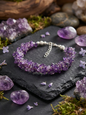 Purple Chip Amethyst Anklet – Protection, Calm & Positive Energy