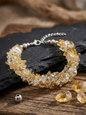 Wealth & Prosperity Citrine Crystal Bracelet