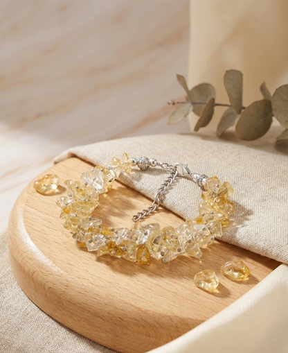 Wealth & Prosperity Citrine Crystal Bracelet