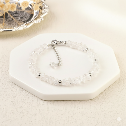 Clear Quartz Chip Bracelet: The Master Healer