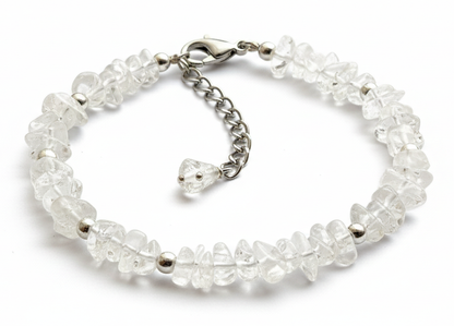 Clear Quartz Chip Bracelet: The Master Healer