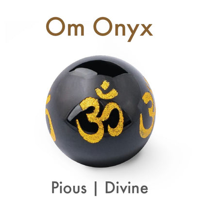Natural Pyrite Bracelet With Om Beats for Men & Women
