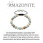 Natural Amazonite Beaded Bracelet