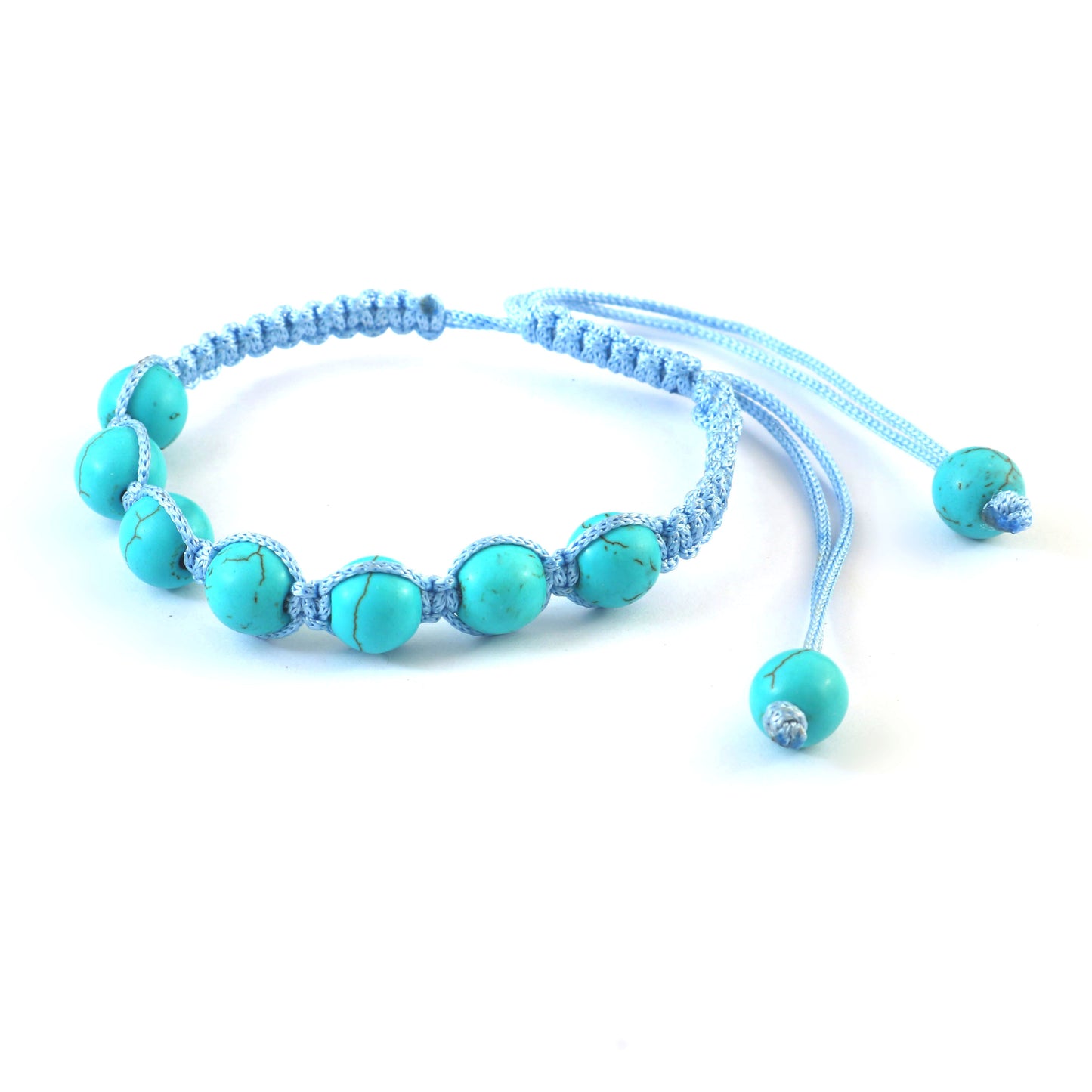 The Ocean Thread Bracelet | Real Turquoise Gemstone