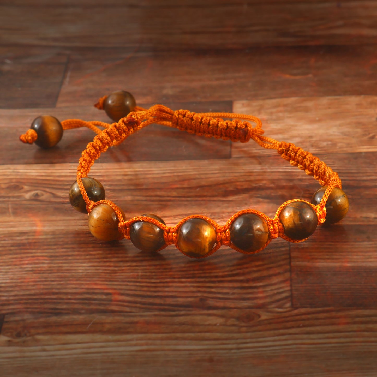 The Voyager: Braided Tiger Eye Guthayi Stone Bracelet (Unisex)