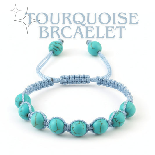 The Ocean Thread Bracelet | Real Turquoise Gemstone