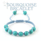 The Ocean Thread Bracelet | Real Turquoise Gemstone