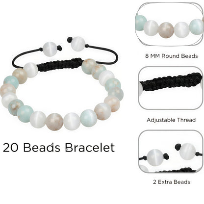 Natural Amazonite Beaded Bracelet