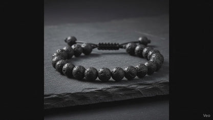 Volcanic Lava Rock Diffuser Bracelet