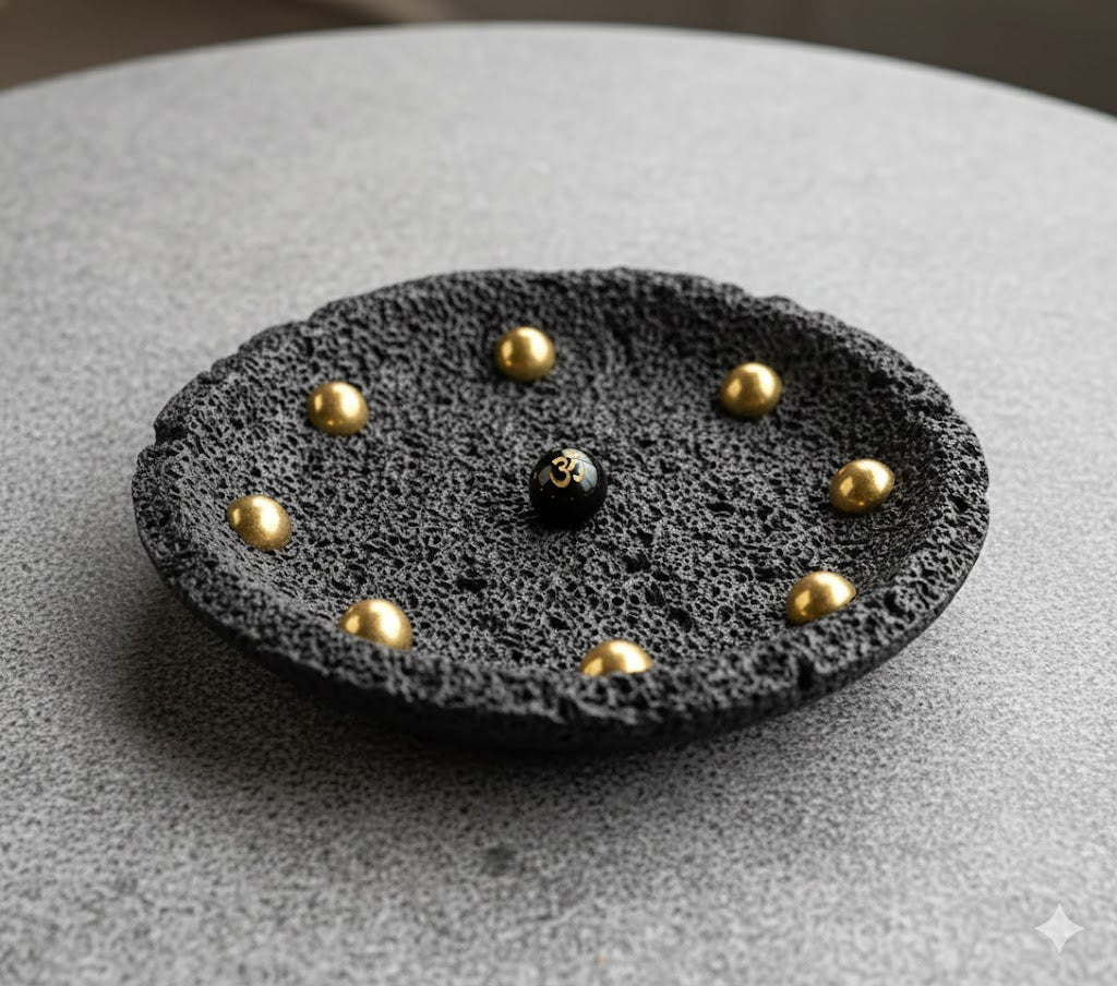 Natural Pyrite Bracelet With Om Beats for Men & Women